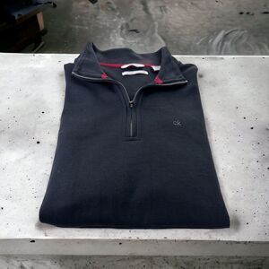 Calvin Klein Men’s Classic Quarter-Zip Sweatshirt (Med)